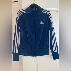 Cute adidas dark blue jacket!